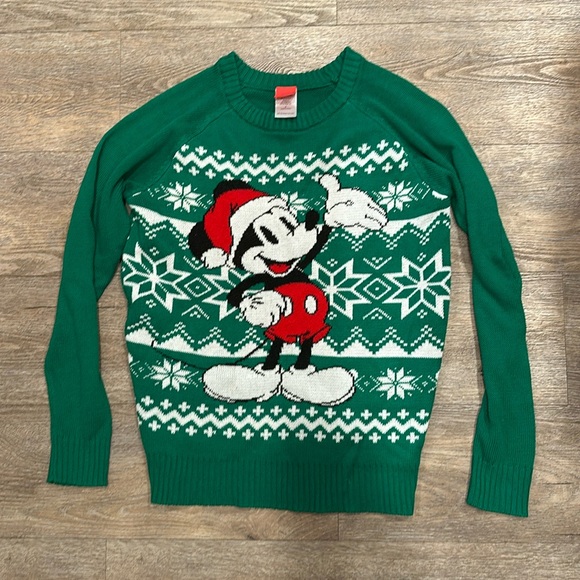 Disney Mickey Christmas Sweater - Picture 1 of 6